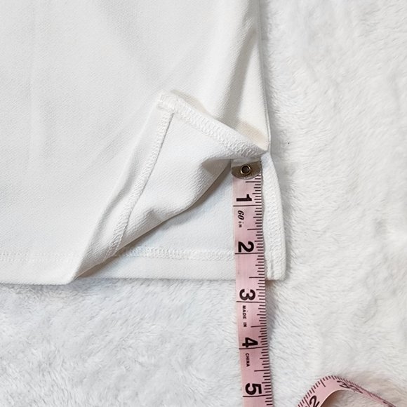 Halogen White Sleeveless Cowl Neck Blouse Size Large - Picture 9 of 14